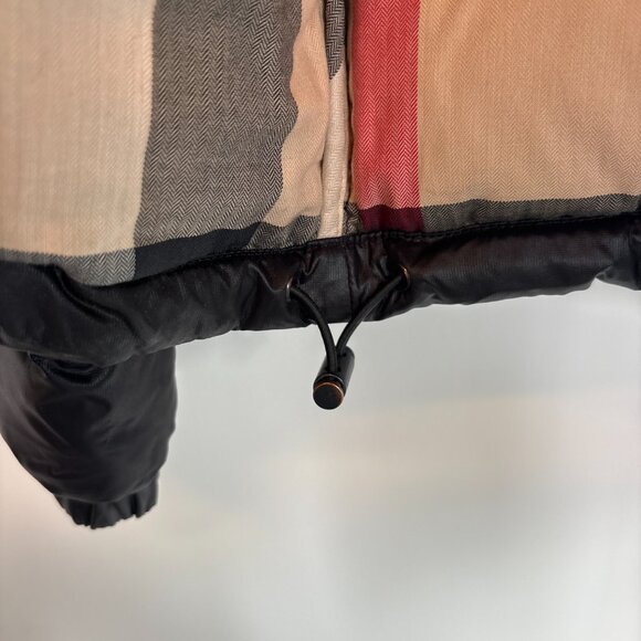 Burberry Men's Duck Down Quilted Puffer Black Jacket Size Large - Picture 10 of 11